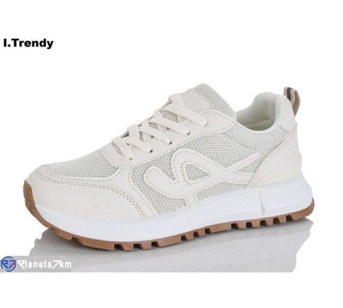 Кросівки жіночі на весну/осінь (8 пар р.36-41) бежевий  "Trendy"