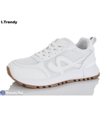 Кросівки жіночі на весну/осінь (8 пар р.36-41) білий  "Trendy"