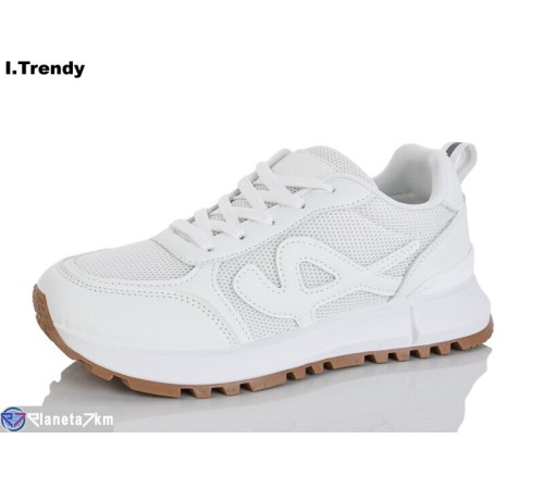 Кросівки жіночі на весну/осінь (8 пар р.36-41) білий  "Trendy"
