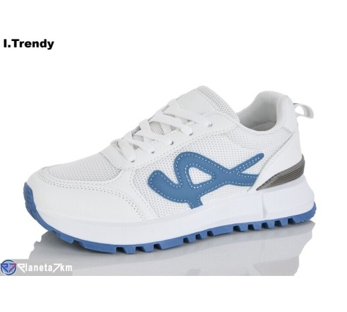 Кросівки жіночі на весну/осінь (8 пар р.36-41) білий  "Trendy"