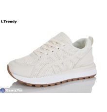 Кросівки жіночі на весну/осінь (8 пар р.36-41) бежевий  "Trendy"