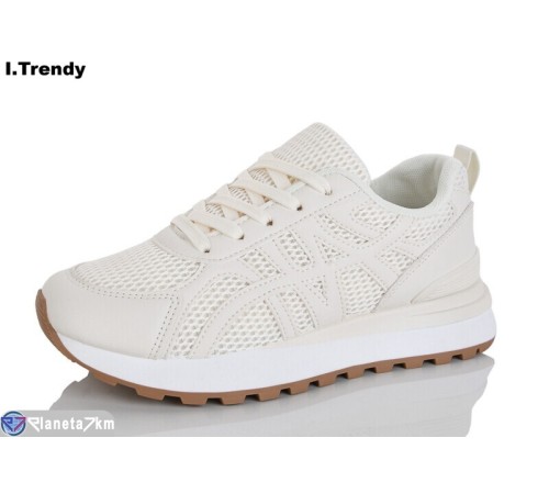 Кросівки жіночі на весну/осінь (8 пар р.36-41) бежевий  "Trendy"