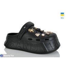 Кроки жіночі на літо (6 пар р.36-40) чорний  "Korka"