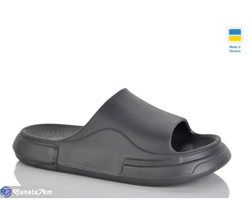 Шлепки чоловічі на літо (8 пар р.41-46) сірий  "Korka"