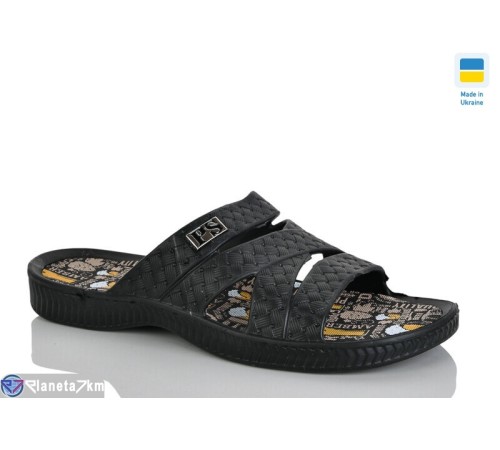 Шлепки чоловічі на літо (8 пар р.40-46) чорний  "Korka"