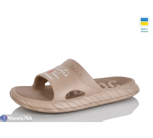 Шлепки жіночі на літо (8 пар р.36-41) коричневий  "Korka"