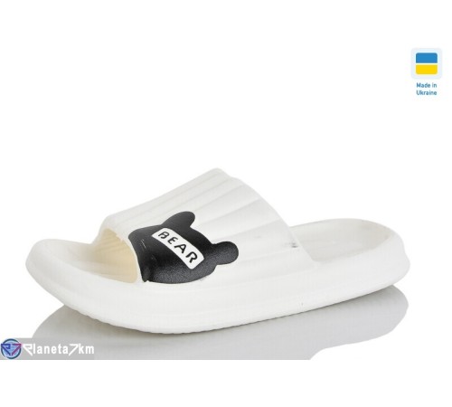 Шлепки жіночі на літо (6 пар р.36-41) білий  "Korka"