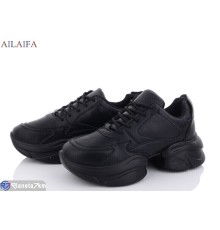 Кросівки жіночі на весну/осінь (6 пар р.36-41) чорний  "Latifa"