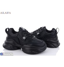 Кросівки жіночі на весну/осінь (6 пар р.36-41) чорний  "Latifa"