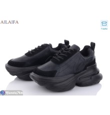 Кросівки жіночі на весну/осінь (6 пар р.36-41) чорний  "Latifa"