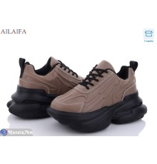 Кросівки жіночі на весну/осінь (6 пар р.36-41) коричневий  "Latifa"