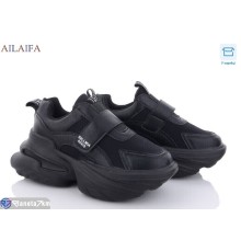 Кросівки жіночі на весну/осінь (6 пар р.36-41) чорний  "Latifa"