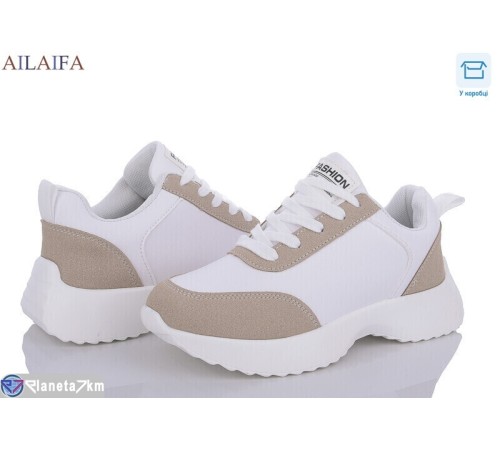 Кросівки жіночі на весну/осінь (6 пар р.36-41) білий  "Latifa"