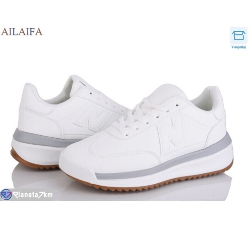 Кросівки жіночі на весну/осінь (8 пар р.36-41) білий  "Latifa"
