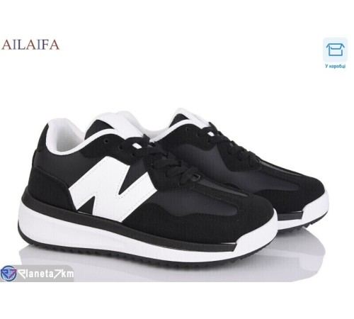 Кросівки жіночі на весну/осінь (8 пар р.36-41) чорний  "Latifa"