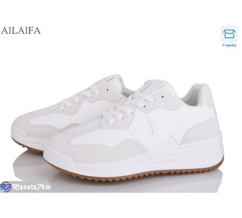Кросівки жіночі на весну/осінь (8 пар р.36-41) білий  "Latifa"