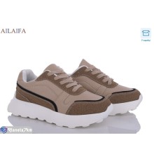 Кросівки жіночі на весну/осінь (6 пар р.36-41) коричневий  "Latifa"