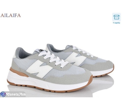 Кросівки жіночі на весну/осінь (8 пар р.36-41) сірий  "Latifa"