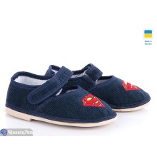 Тапки дитячі на весну/осінь (10 пар р.25-29) синій  "PERSIK"