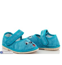 Тапки дитячі на весну/осінь (10 пар р.20-27) блакитний  "PERSIK"