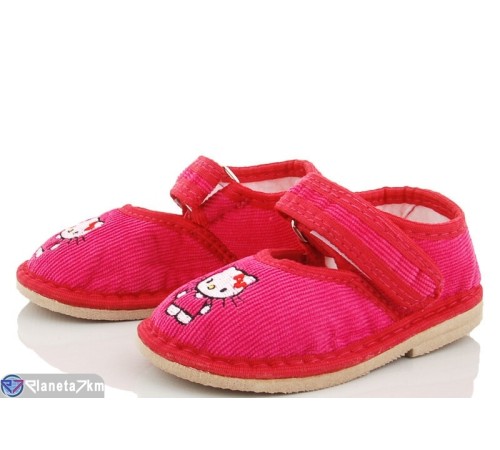 Тапки дитячі на весну/осінь (10 пар р.20-27) рожевий  "PERSIK"