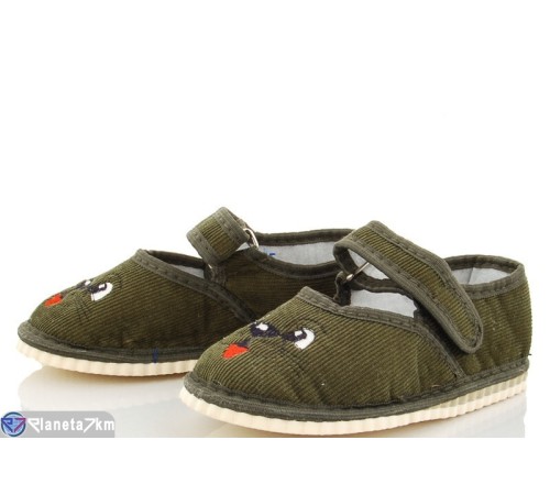 Тапки дитячі на весну/осінь (5 пар р.25-29) зелений  "PERSIK"