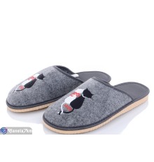 Тапки жіночі на весну/осінь (6 пар р.36-41) сірий  "PERSIK"