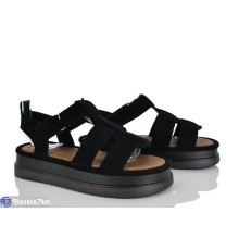 Босоніжки жіночі на літо (8 пар р.36-41) чорний  "LOREDANA"