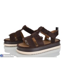 Босоніжки жіночі на літо (8 пар р.36-41) коричневий  "LOREDANA"