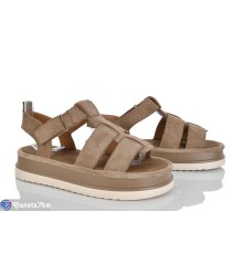 Босоніжки жіночі на літо (8 пар р.36-41) бежевий  "LOREDANA"