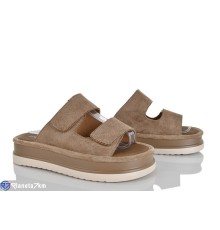 Шлепки жіночі на літо (8 пар р.36-41) бежевий  "LOREDANA"