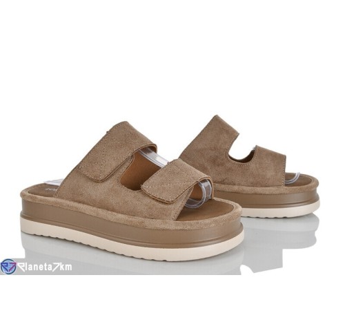 Шлепки жіночі на літо (8 пар р.36-41) бежевий  "LOREDANA"