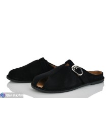 Шлепки жіночі на літо (8 пар р.36-41) чорний  "LOREDANA"