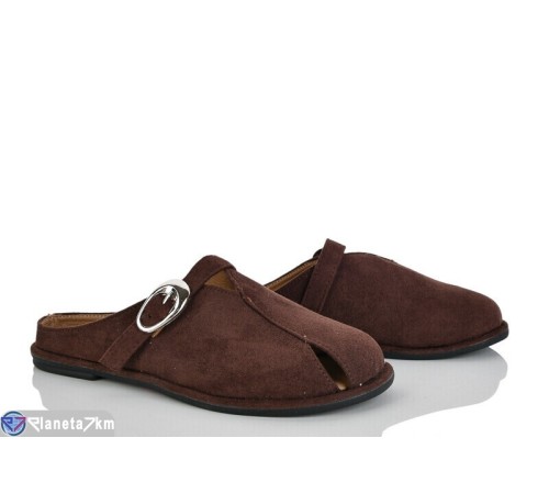 Шлепки жіночі на літо (8 пар р.36-41) коричневий  "LOREDANA"