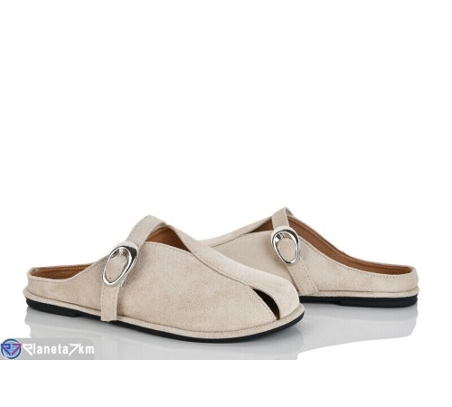 Шлепки жіночі на літо (8 пар р.36-41) бежевий  "LOREDANA"