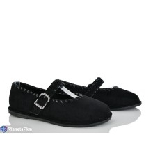 Балетки жіночі на весну/осінь (8 пар р.36-41) чорний  "LOREDANA"