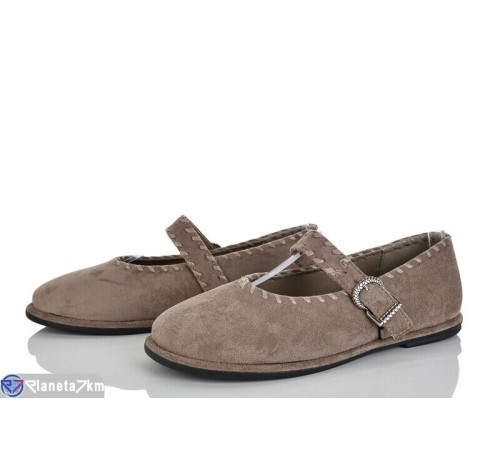 Балетки жіночі на весну/осінь (8 пар р.36-41) бежевий  "LOREDANA"