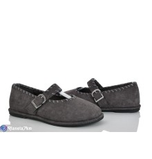 Балетки жіночі на весну/осінь (8 пар р.36-41) сірий  "LOREDANA"