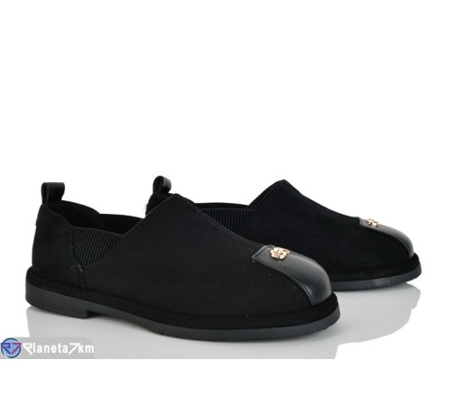 Туфлі жіночі на весну/осінь (8 пар р.36-41) чорний  "LOREDANA"