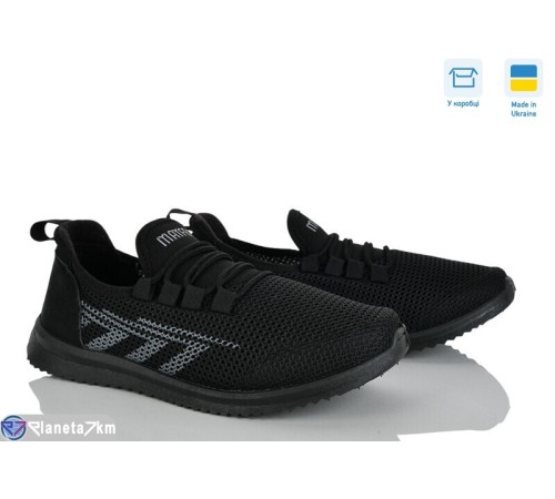 Кросівки чоловічі на весну/осінь (6 пар р.41-45) чорний  "OLLA"