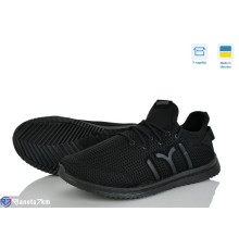 Кросівки чоловічі на весну/осінь (6 пар р.41-45) чорний  "OLLA"