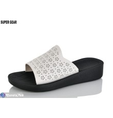 Шлепки жіночі на літо (8 пар р.36-41) бежевий  "Super Gear"