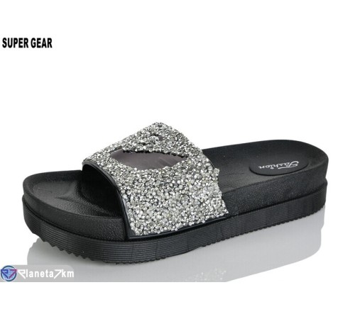 Шлепки жіночі на літо (12 пар р.36-41) білий  "Super Gear"