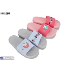 Шлепки жіночі на літо (12 пар р.36-41) мікс  "Super Gear"