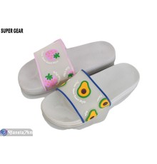 Шлепки жіночі на літо (12 пар р.36-41) мікс  "Super Gear"