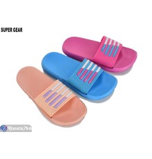 Шлепки жіночі на літо (24 пар р.36-41) мікс  "Super Gear"