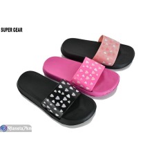 Шлепки жіночі на літо (24 пар р.36-41) мікс  "Super Gear"