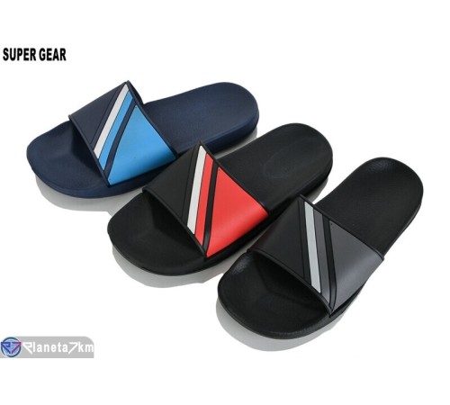 Шлепки чоловічі на літо (24 пар р.40-45) мікс  "Super Gear"