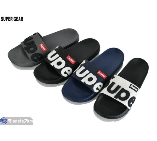 Шлепки чоловічі на літо (12 пар р.40-45) мікс  "Super Gear"