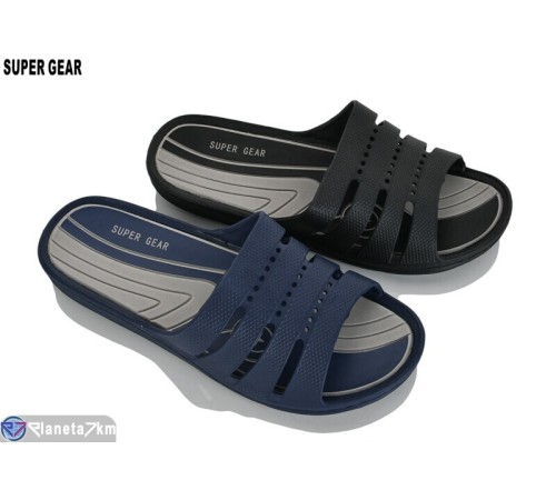 Шлепки чоловічі на літо (12 пар р.47-49) мікс  "Super Gear"
